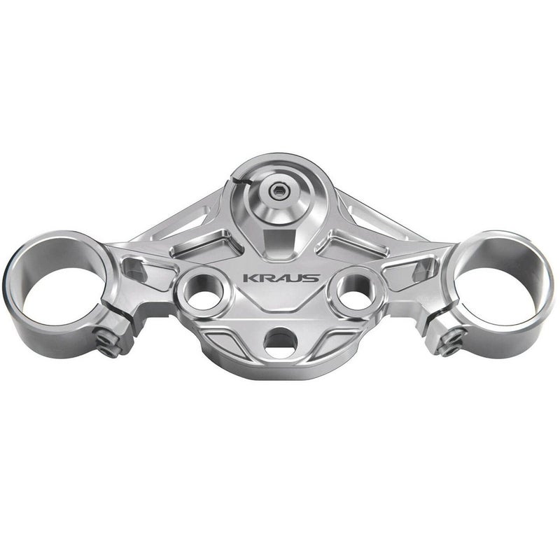 2023以降 CVOロードグライド/ST ウルフ ワン トップトリプルクランプ (シルバー)