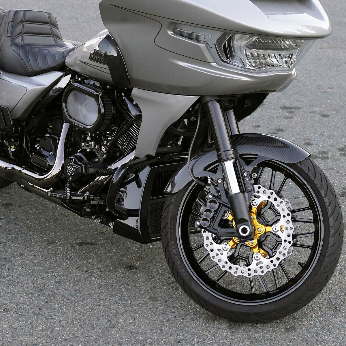 2024以降 ツーリング プロスポーツ 21インチ用 カーボンフロントフェンダー5