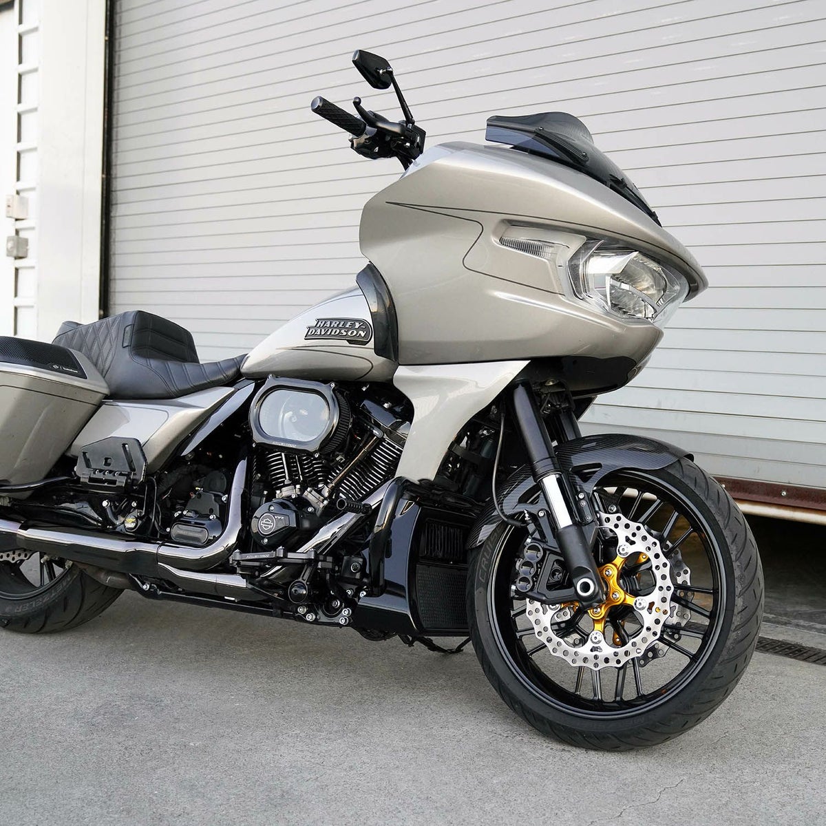 2024以降 ツーリング プロスポーツ 21インチ用 カーボンフロントフェンダー6