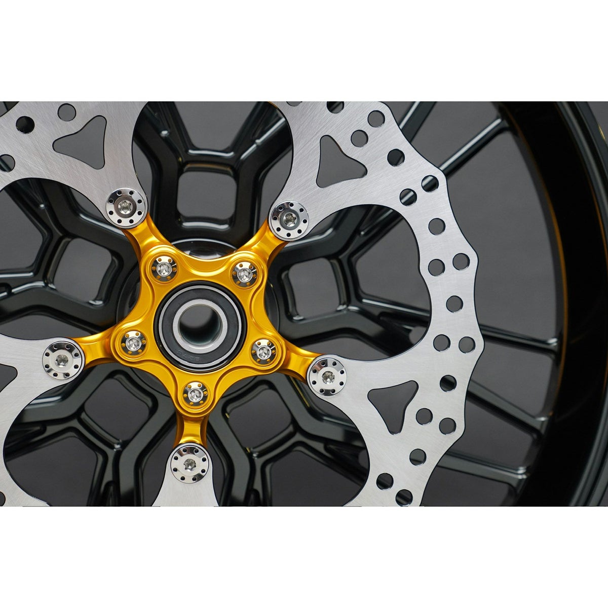 アレンネス スパイダー 320mm フロントブレーキローター (ゴールド)2