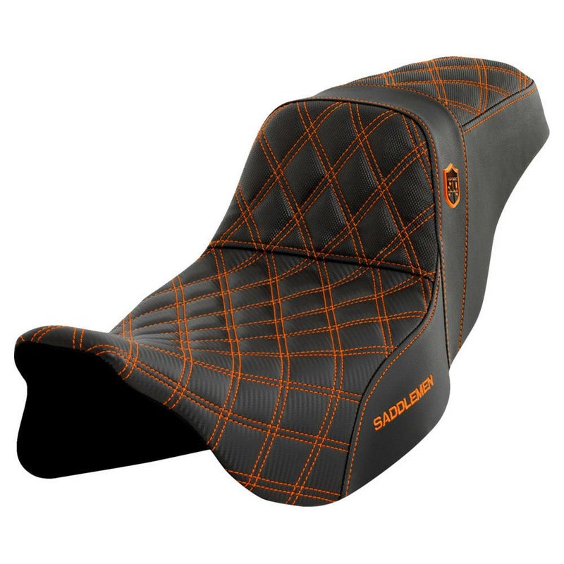 サンディエゴカスタムズ 2008以降 ツーリング プロシリーズ・パフォーマンスシート オレンジ