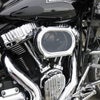 2024以降 ツーリング、2025以降 ソフテイル ステージ2 メソッド・オーバルエアクリーナー (クローム)2
