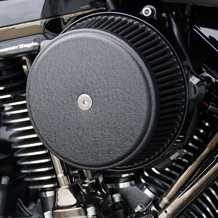 2024以降 ツーリング、2025以降 ソフテイル アレンネス ビッグサッカー ステージ1・エアクリーナー スチールカバー付 (ブラック)