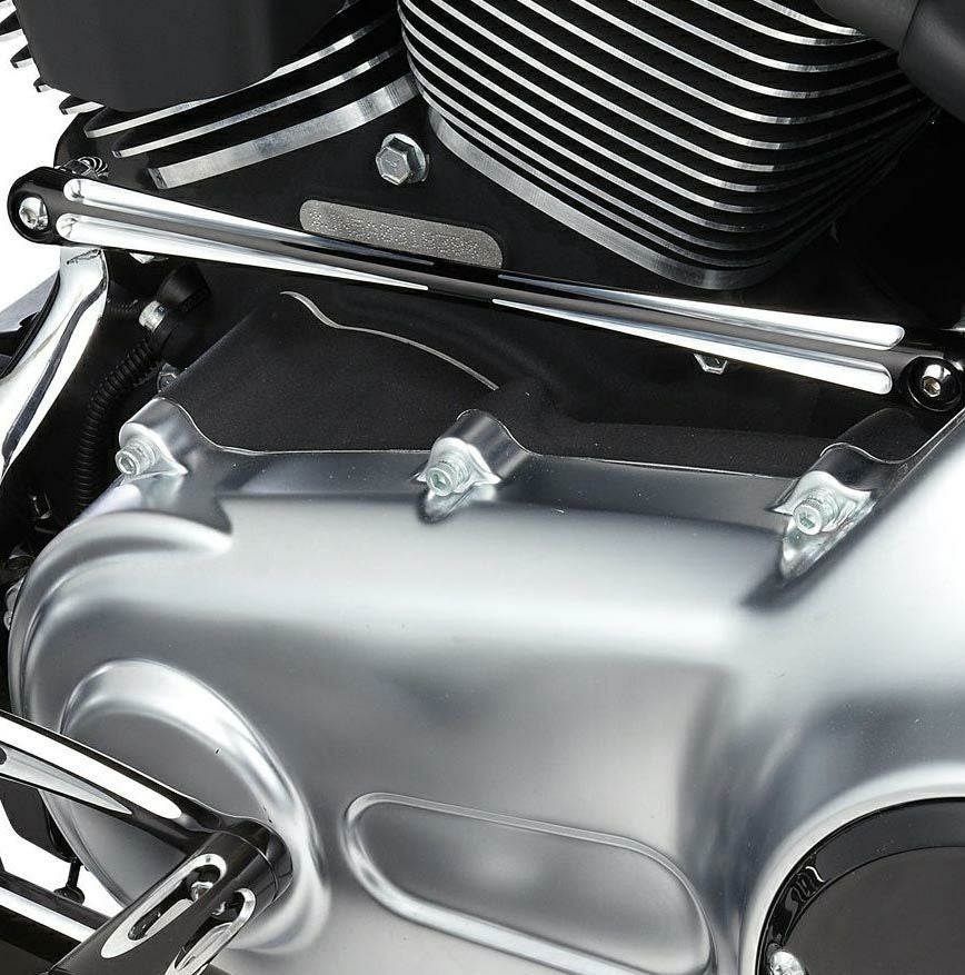 アレンネス/ハーレーフロアーフットボード/ブラックコントラストディープカット SALE】アレンネス ディープカット・フロアーフットボード ブラック