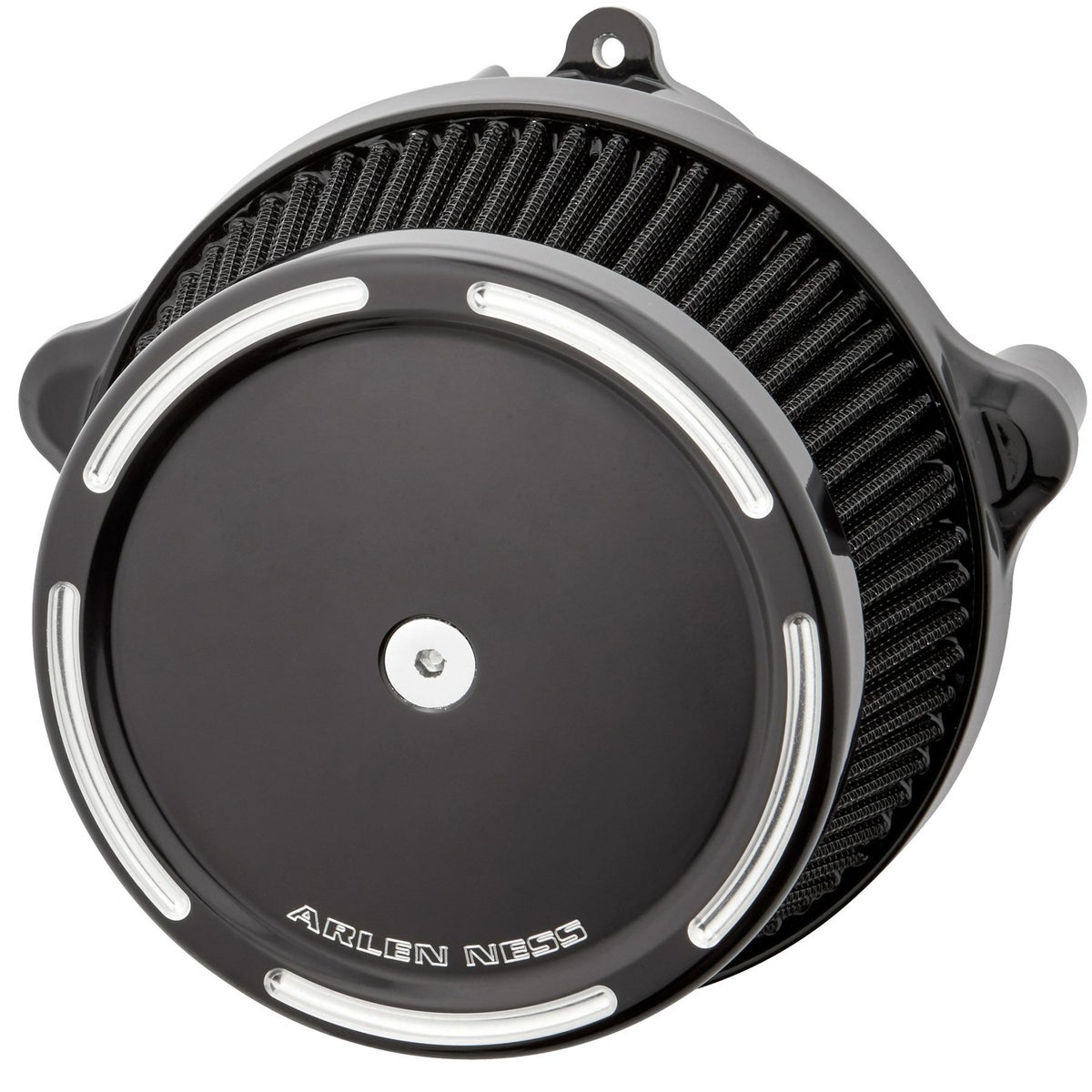 2024以降 ツーリング、2025以降 ソフテイル アレンネス ビッグサッカー ステージ1・エアクリーナー スロットトラックカバー (ブラック)2