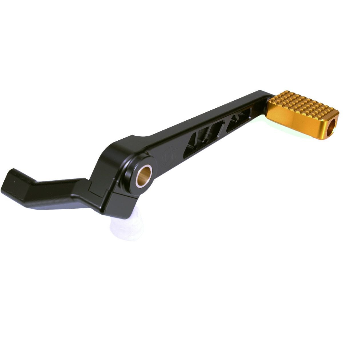 M8 ソフテイル リアブレーキレバーキットV2 Bタイプ (ゴールド)1