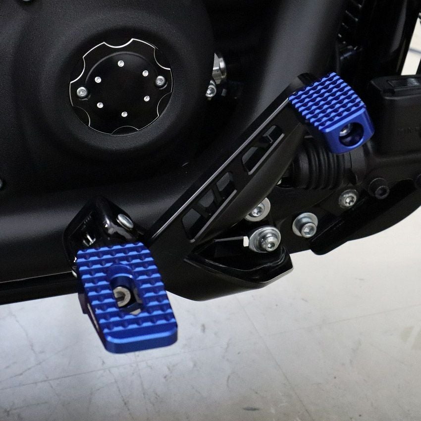 M8 ソフテイル リアブレーキレバーキットV2 Bタイプ (ブルー)