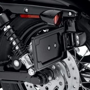 サイドマウントライセンスプレートキット　グロスブラック　スポーツスター-01