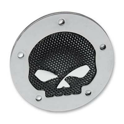 スカル・タイマーカバー　クローム-01