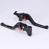 ハーレー X350、X500 ショート・アジャスタブルレバーセット (ブラック/レッド)1