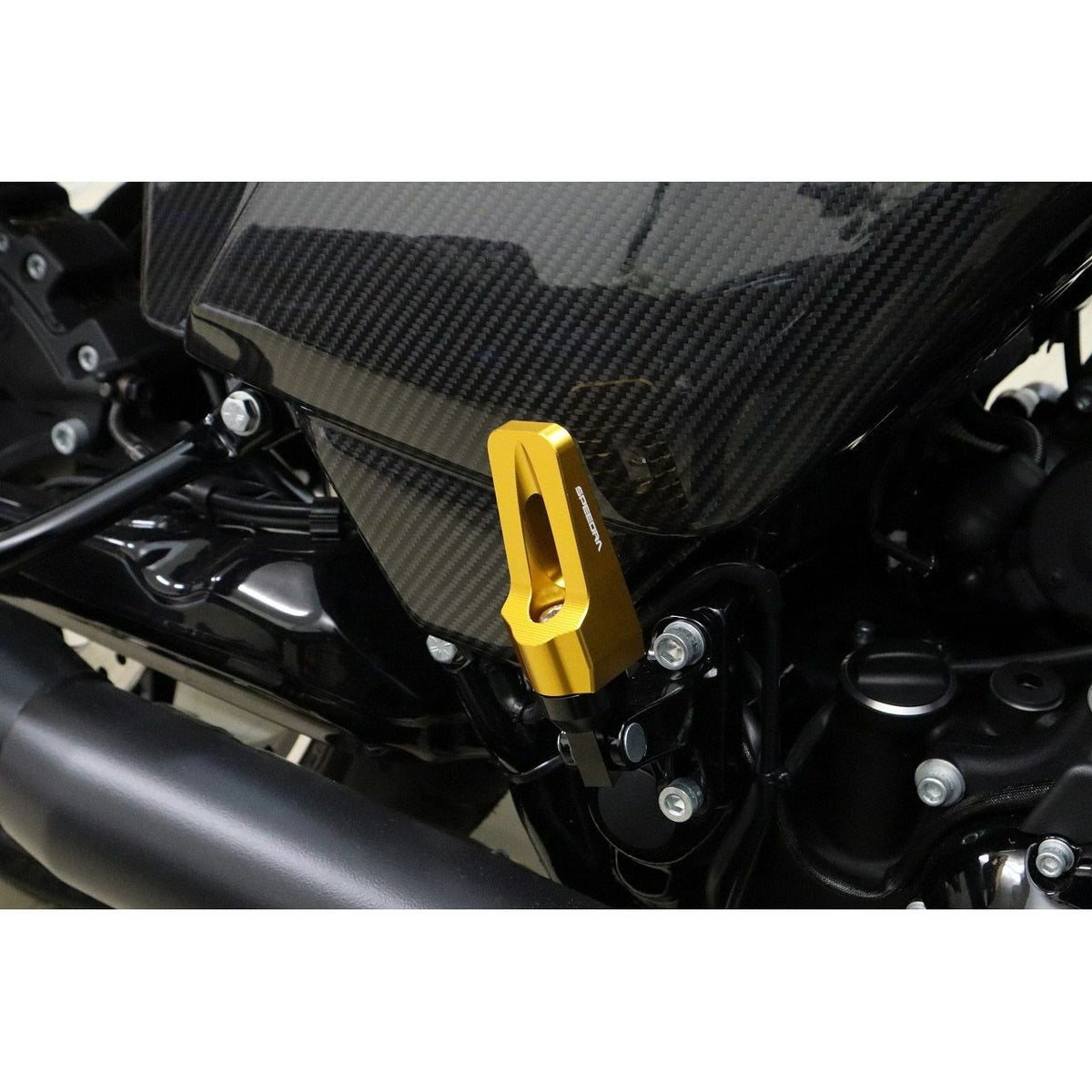  ハーレー アルミフットペグ タイプ2 (ゴールド)4