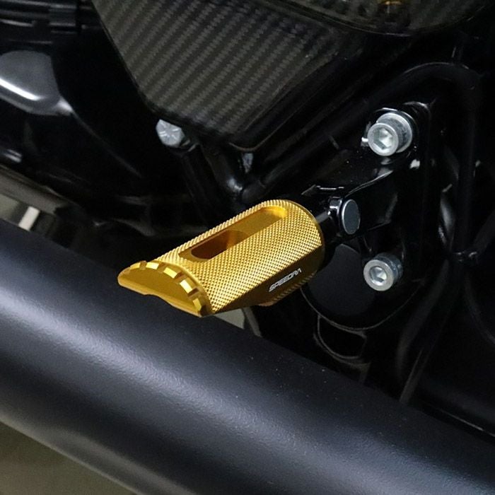  ハーレー アルミフットペグ タイプ3 (ゴールド)