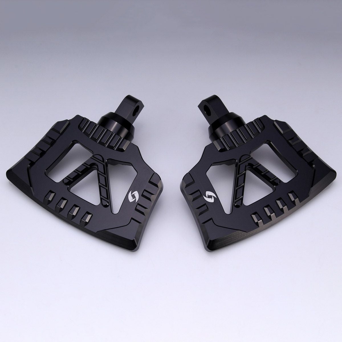  ハーレー アルミ ミニフットボード (ブラック)1