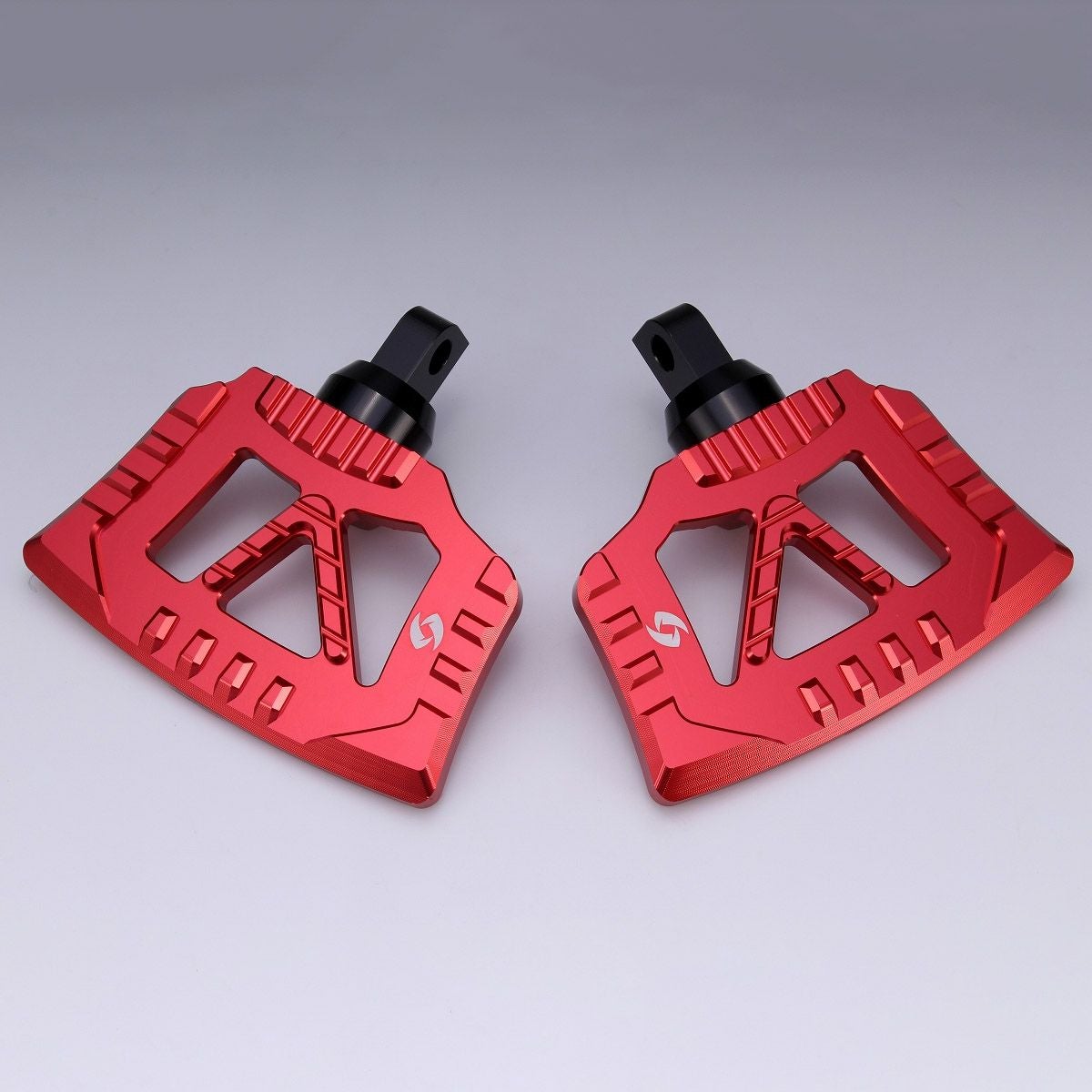 ハーレー アルミ ミニフットボード (レッド)1