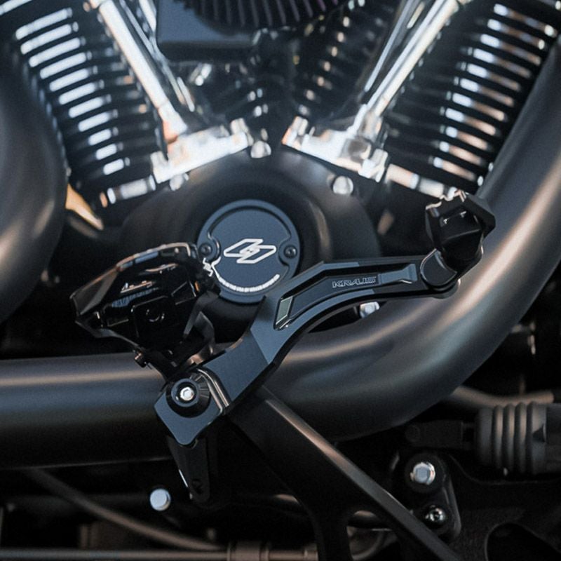 M8 ストリートボブ、スタンダード、ローライダー/S/ST SX3 ブレーキレバーセット (ブラック)