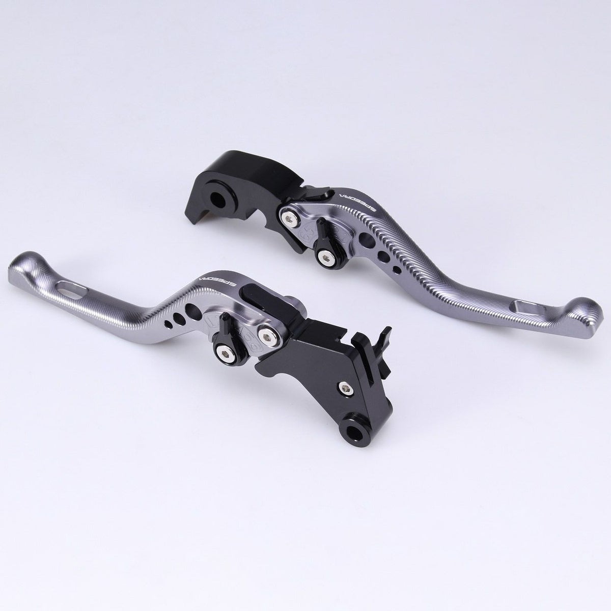  スポーツスターS、ナイトスター、パンアメリカ ショート・アジャスタブルレバーセット (チタン/ブラック)1