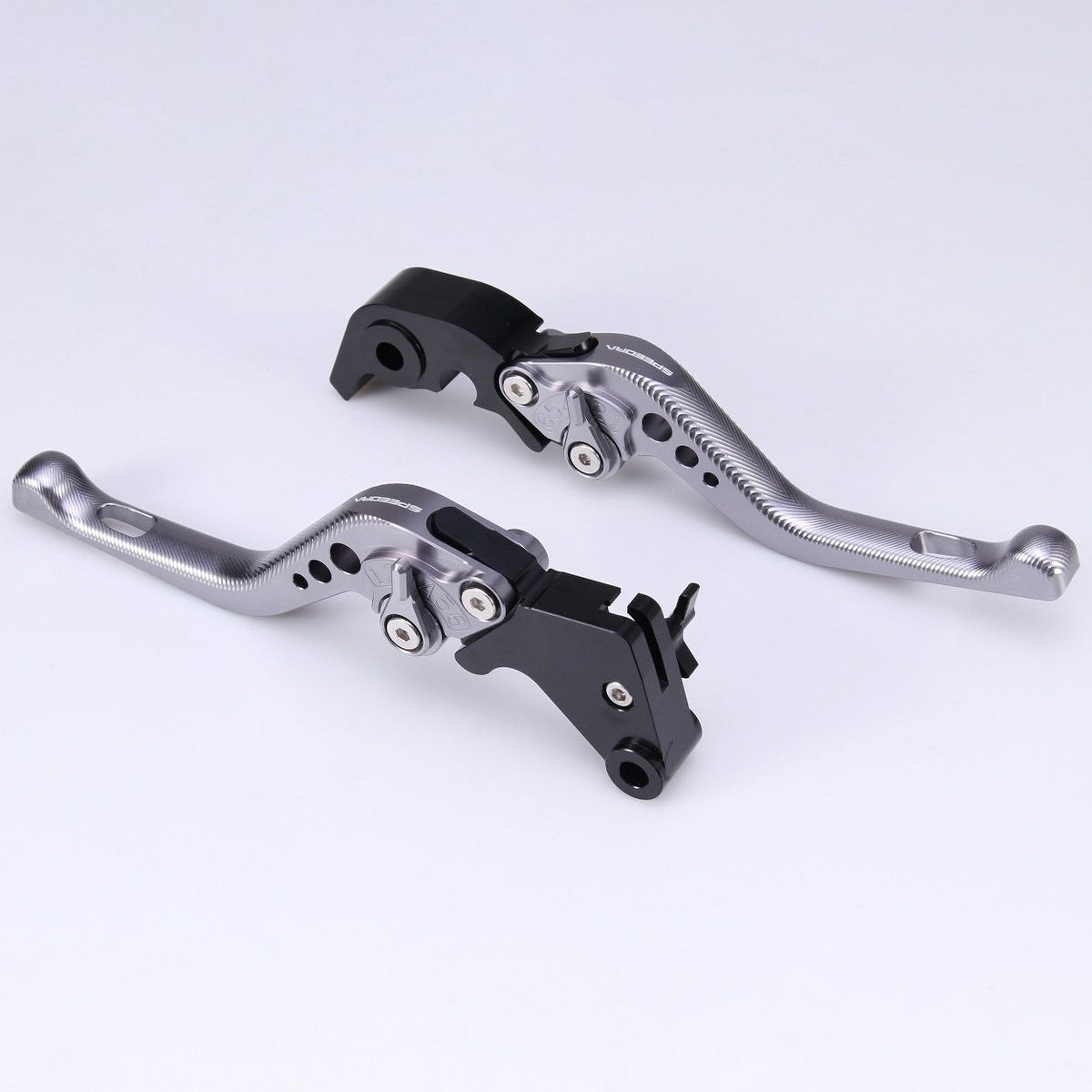 スポーツスターS、ナイトスター、パンアメリカ ショート・アジャスタブルレバーセット (チタン/チタン)