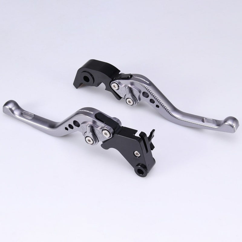 スポーツスターS、ナイトスター、パンアメリカ ショート・アジャスタブルレバーセット (チタン/チタン)