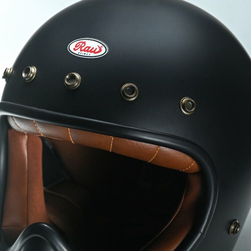 RAWシリーズ スモールシェル フルフェイスヘルメット マットブラック feture 5
