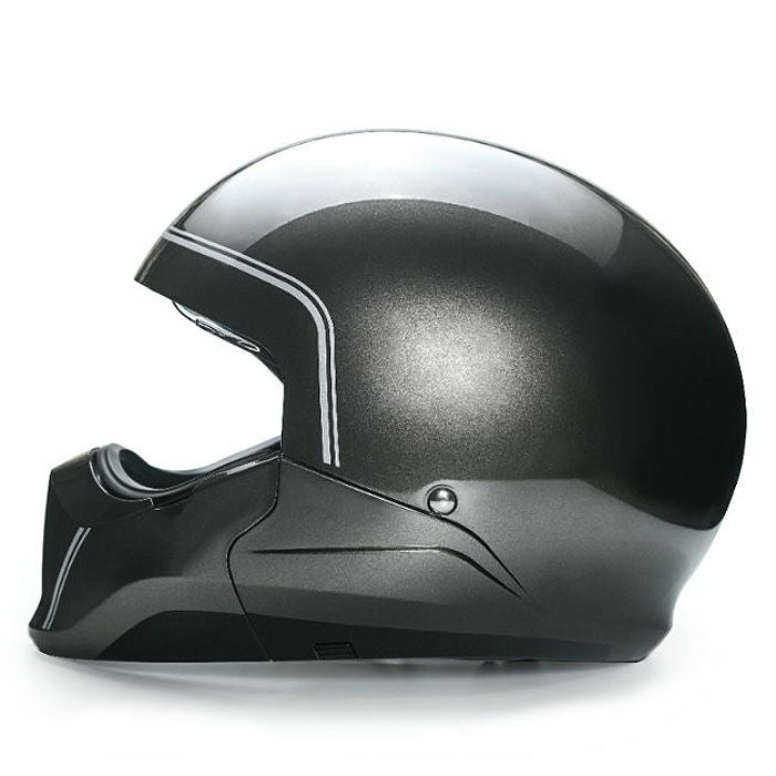 HANKシリーズ 2WAY フルフェイスヘルメット グロスガンメタルグレー feture 3