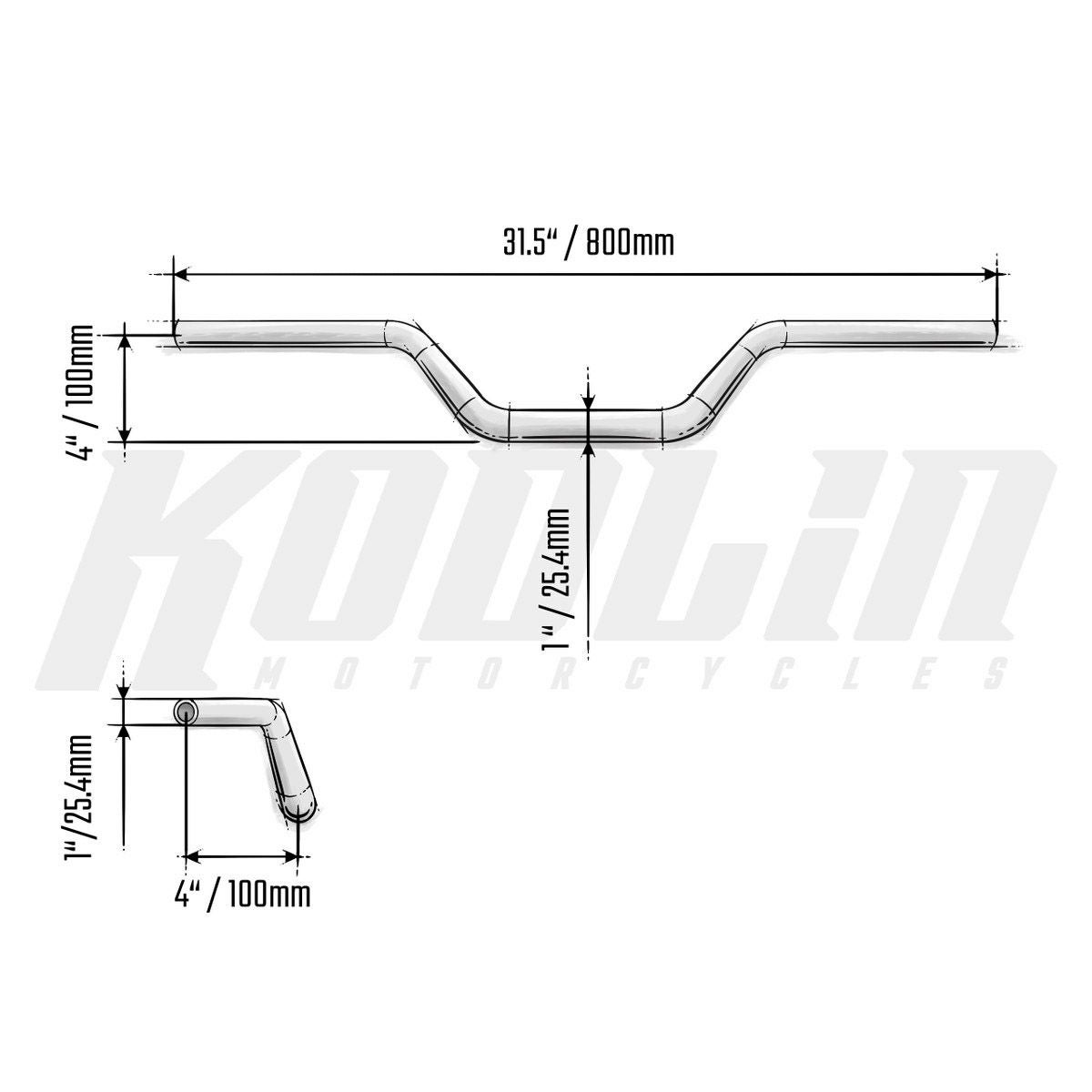 2024以降 ツーリング、2025以降 ソフテイル 1インチ径 トラックバー ハンドル (ブラック)2