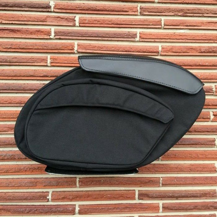  Leather Pros Retroシリーズ　デタッチャブル・ナイロンサドルバッグ　右用　スポーツスター用 