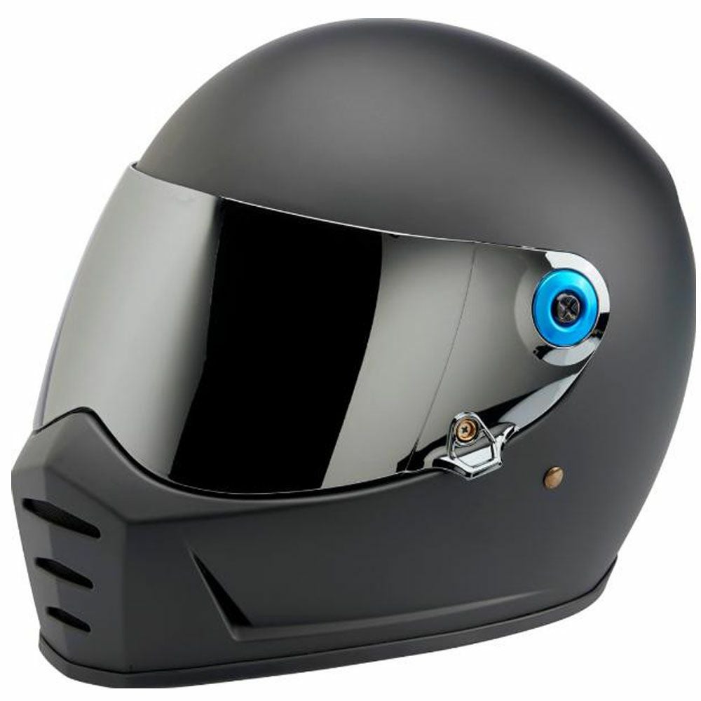 BILTWELL ヘルメットハードウェアキット　ブルー ブラックボルト 