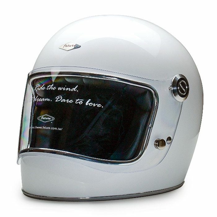 LENNONシリーズ フルフェイスヘルメット グロスホワイト feture