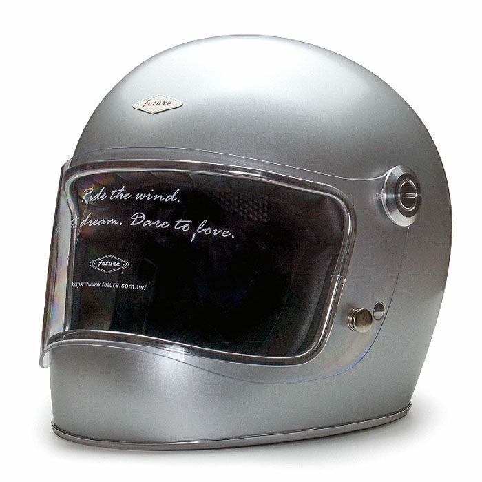 SALE】LENNONシリーズ フルフェイスヘルメット セミマットシルバー