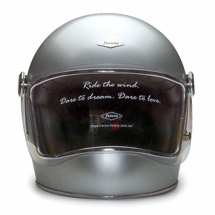 LENNONシリーズ フルフェイスヘルメット セミマットシルバー feture 2