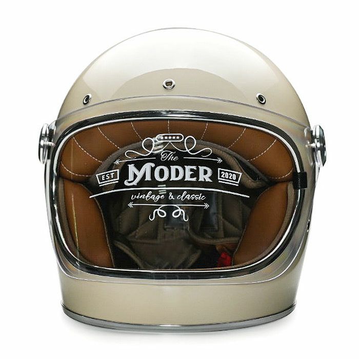MODER ADELINEシリーズ フルフェイスヘルメット ブライトライトミルクティー feture 2