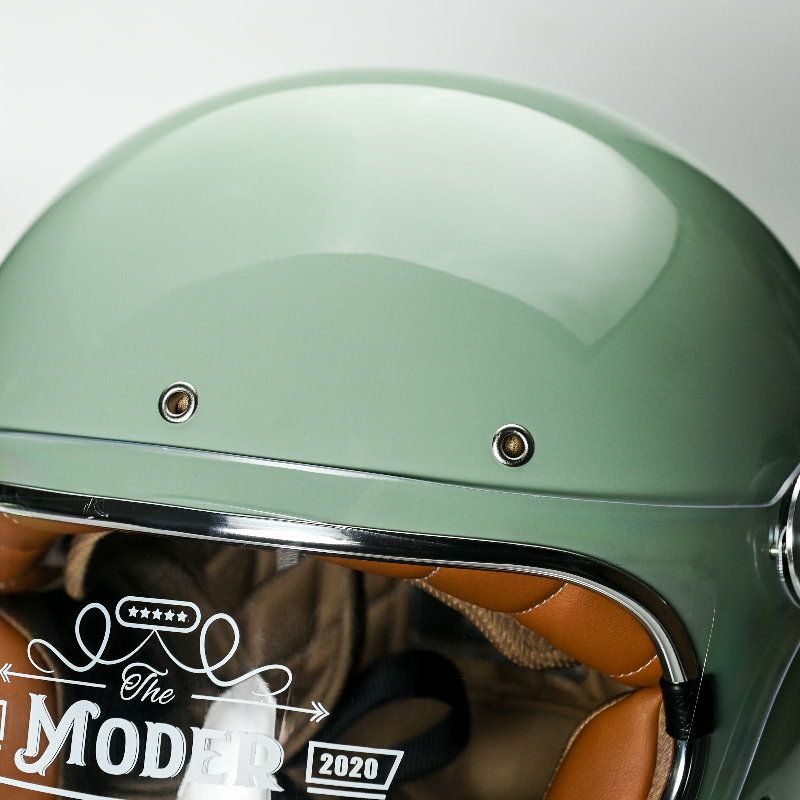 MODER ADELINEシリーズ フルフェイスヘルメット ブライトグレーグリーン feture 4