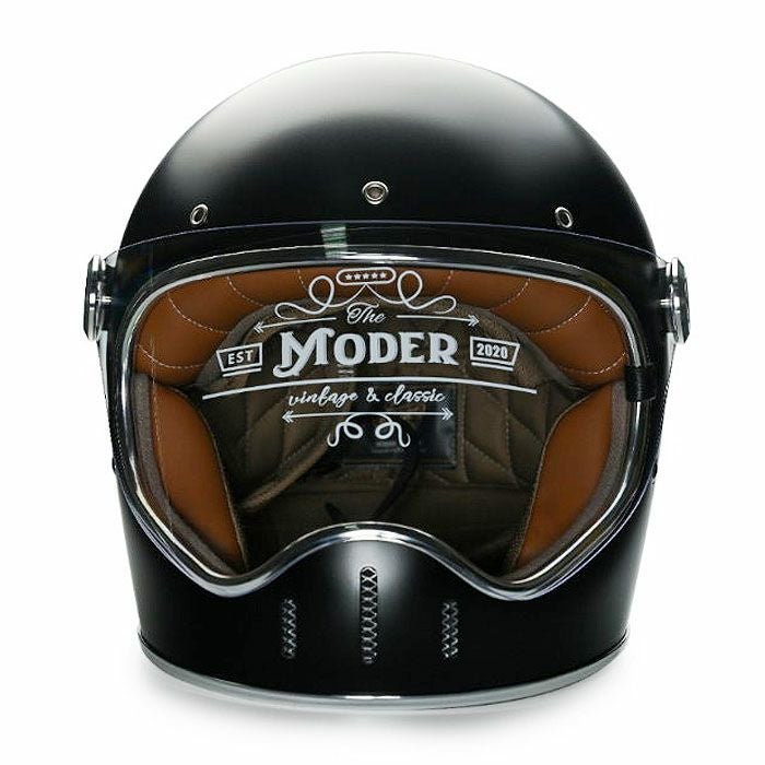 MODER LOUISEシリーズ フルフェイスヘルメット マットブラック feture 2