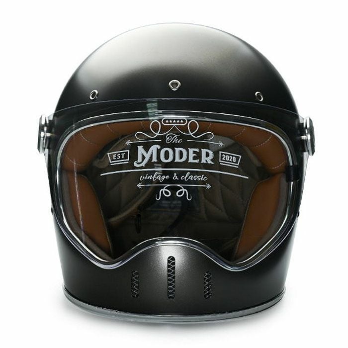 MODER LOUISEシリーズ フルフェイスヘルメット マットアイアン feture 2