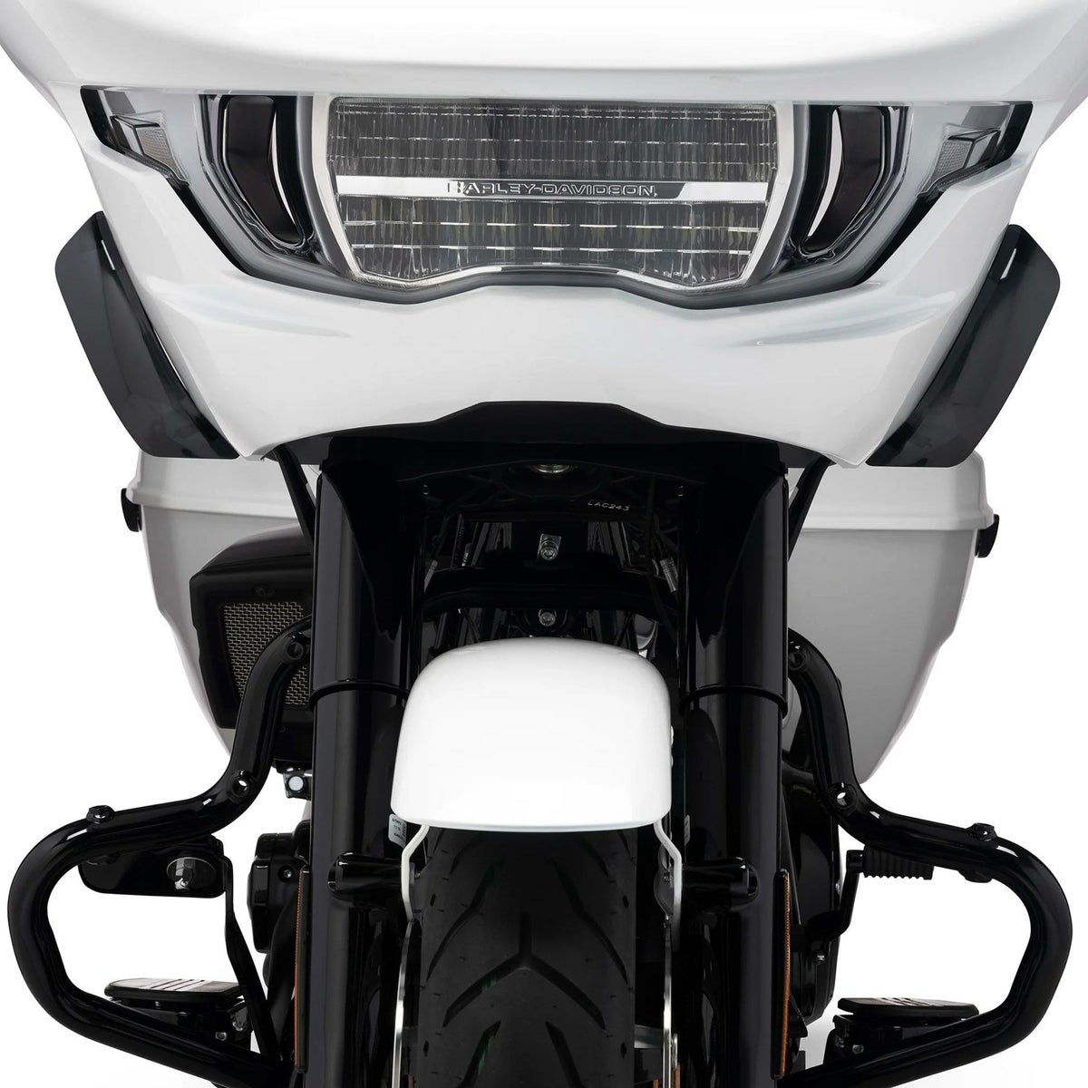 2024以降 ツーリング ロワーフェアリング用 エンジンガード (ブラック)