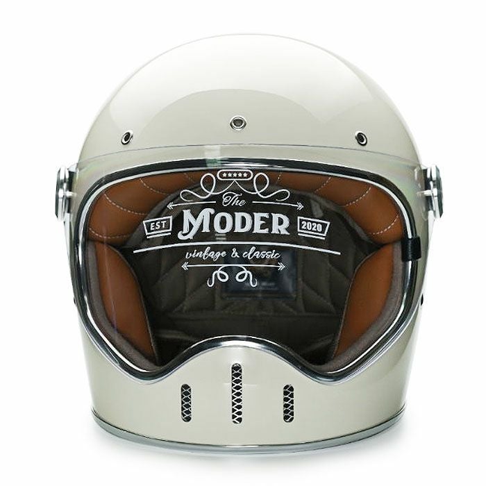 MODER LOUISEシリーズ フルフェイスヘルメット ブライトアイボリーホワイト feture 2