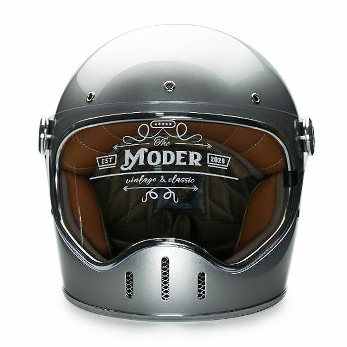 MODER LOUISEシリーズ フルフェイスヘルメット ブライトスターシルバー feture 2