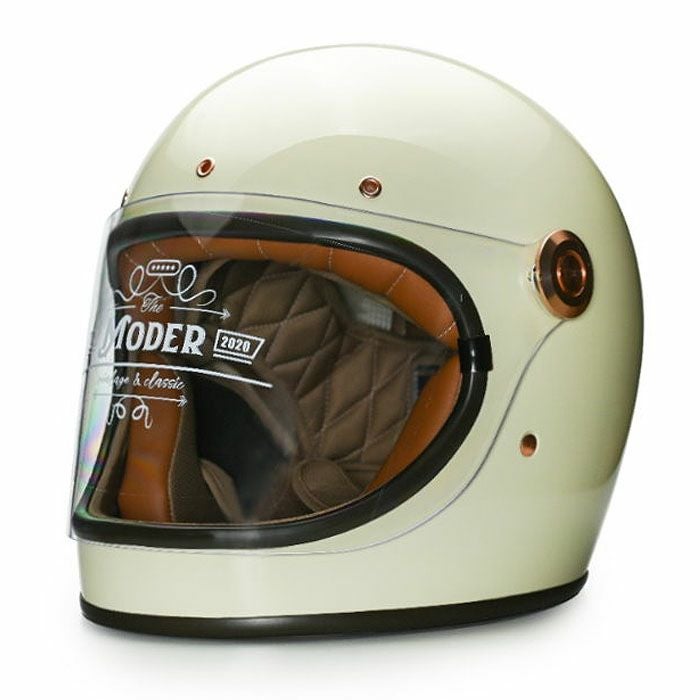 MODER BENJAMINシリーズ フルフェイスヘルメット アイボリーホワイト feture