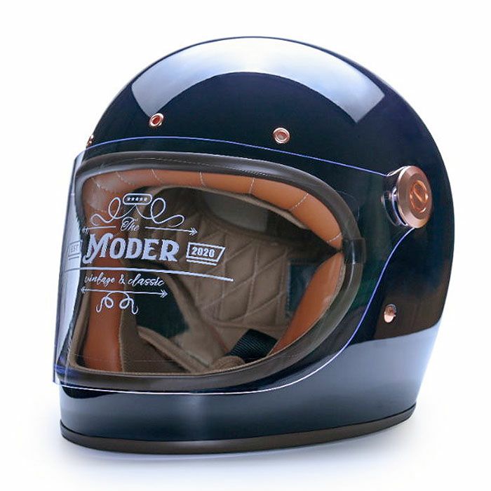 MODER BENJAMINシリーズ フルフェイスヘルメット ブルーバイオレット feture