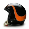 500TXシリーズ 2LOUD カスタム ジェットヘルメット グロスブラック/オレンジ feture 3