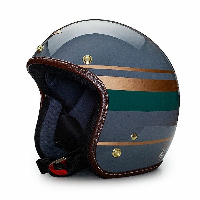 WARDシリーズ ジェットヘルメット セメントグレー/ダークグリーン feture