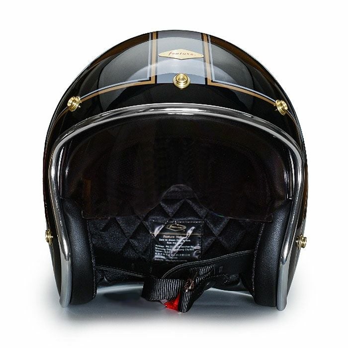 HORI TORAシリーズ TATTOO インナーバイザー ジェットヘルメット ブラック feture 2