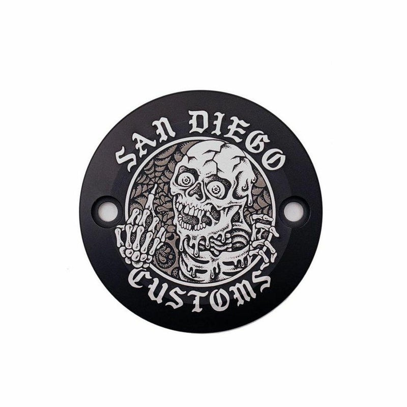  M8 ツーリング、ソフテイル SKIPPER タイミングカバー グロスブラック San Diego 