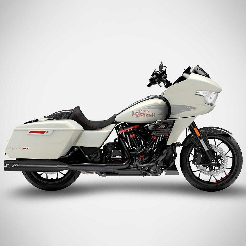 2021以降 ツーリング 4.5インチ・スリップオンマフラー レーシング (ブラック)