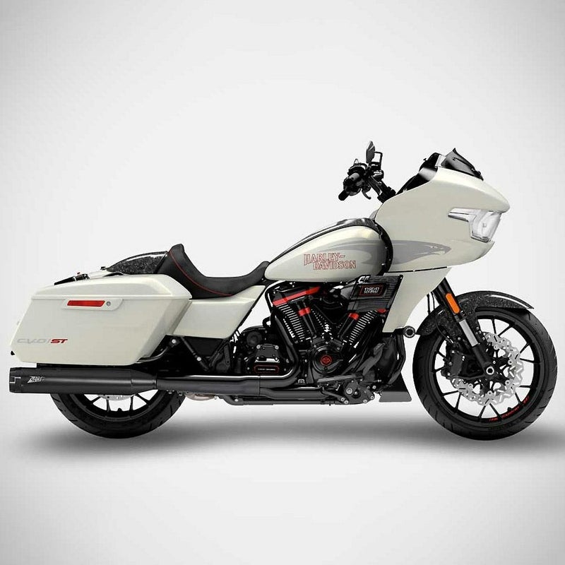 2021以降 ツーリング 4.5インチ・スリップオンマフラー レーシング (ブラック)