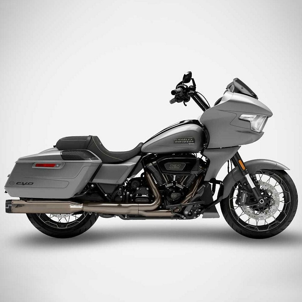 2021以降 ツーリング 4.5インチ・スリップオンマフラー レーシング (ブラッククローム)