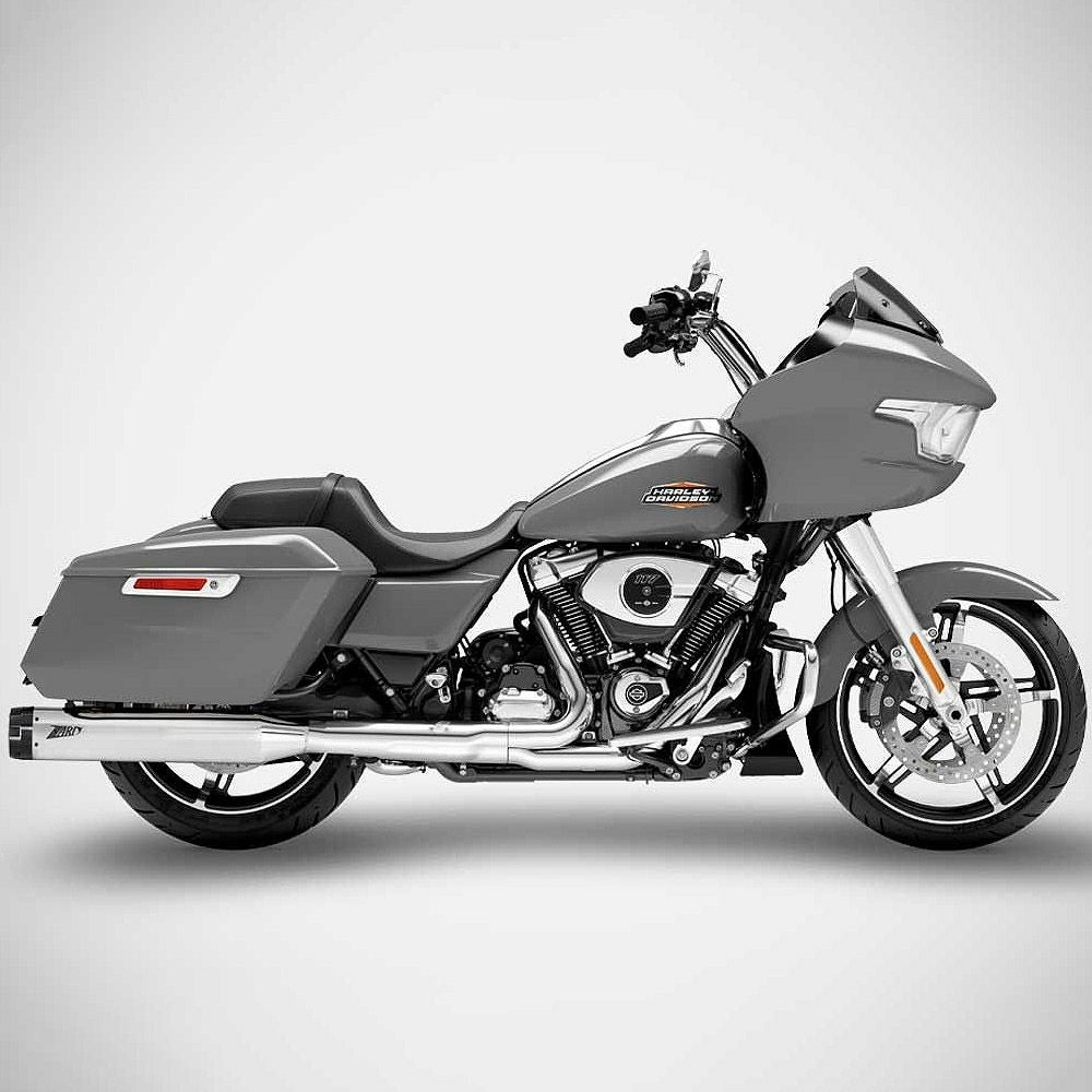  2021以降 ツーリング 4.5インチ・スリップオンマフラー ユーロ5 (クローム)