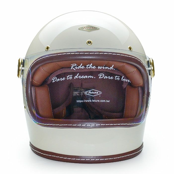 THOMASシリーズ フルフェイスヘルメット アイボリーホワイト feture 2