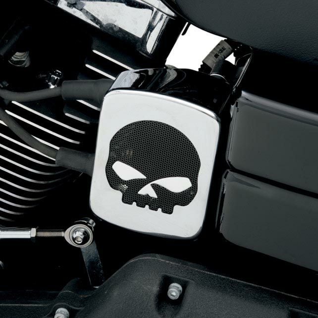 Drag Specialties　スカル・コイルカバー-02