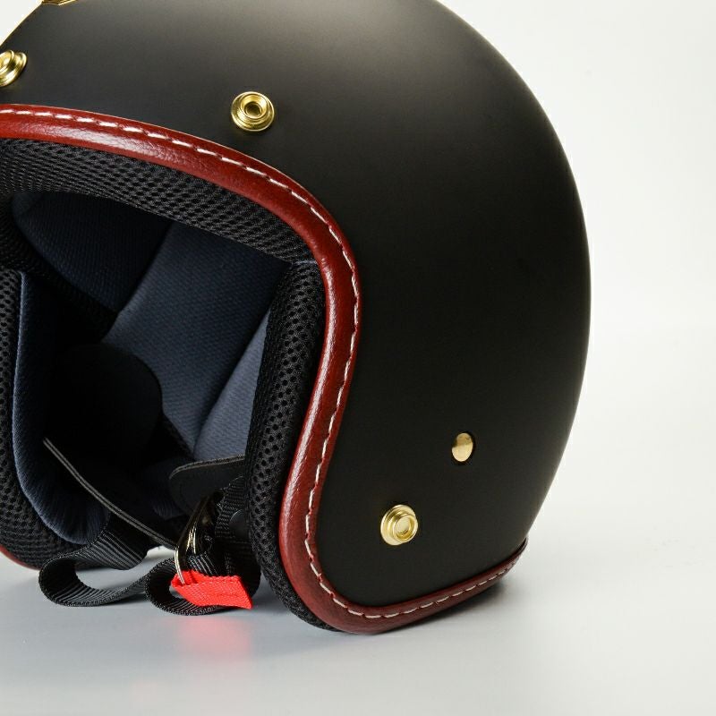 DEREKシリーズ ジェットヘルメット フラットブラック feture 5